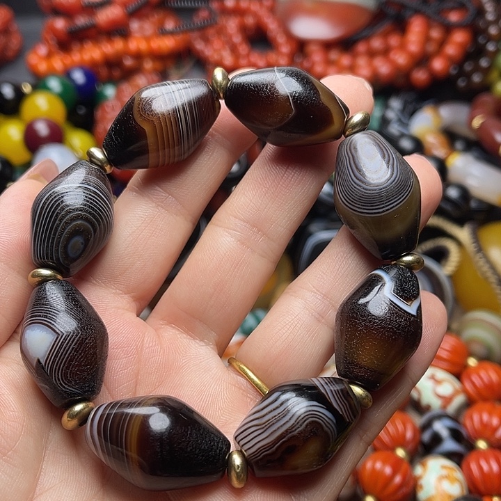 玛瑙/玉髓未镶嵌手链