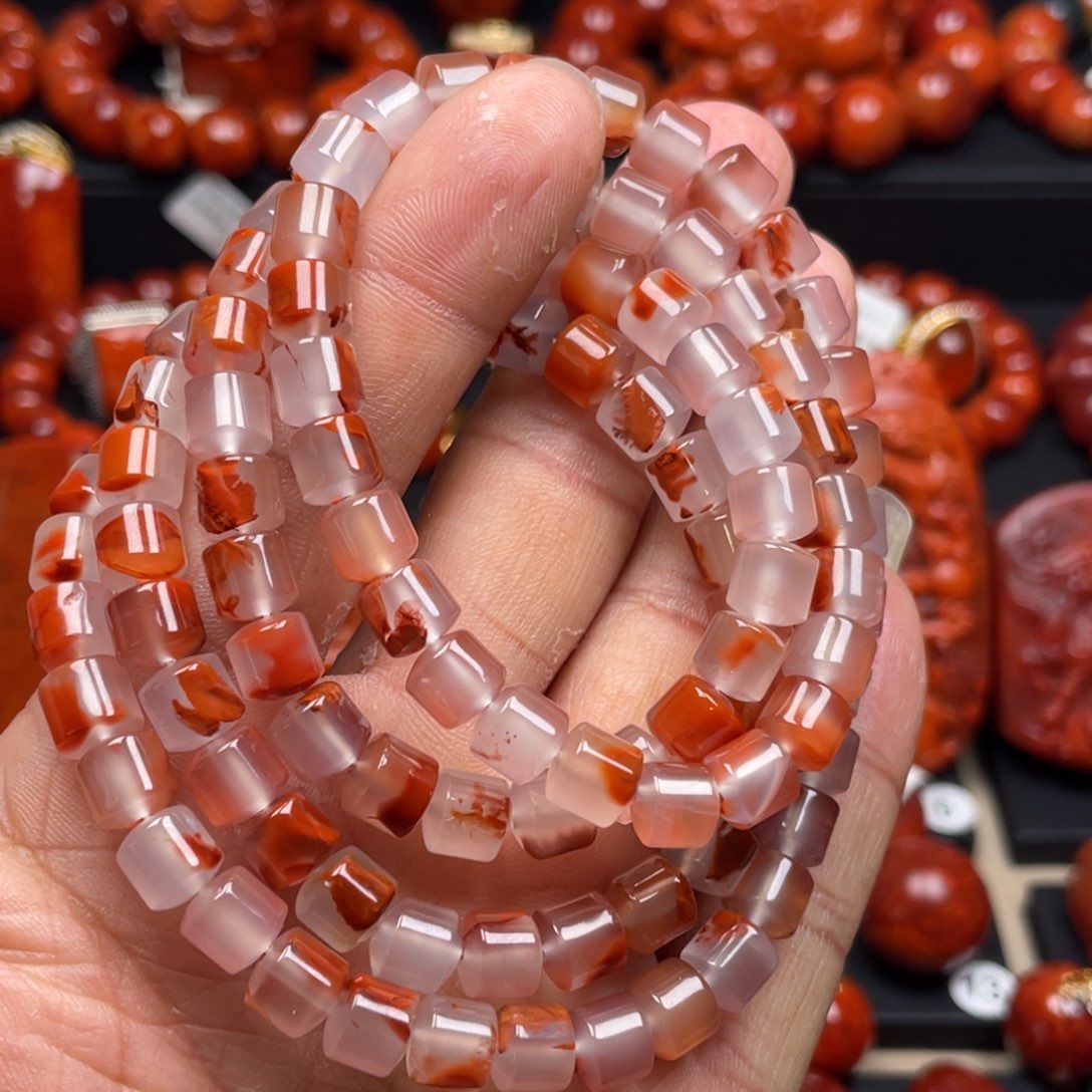 南红玛瑙珠宝奇石未镶嵌多圈7