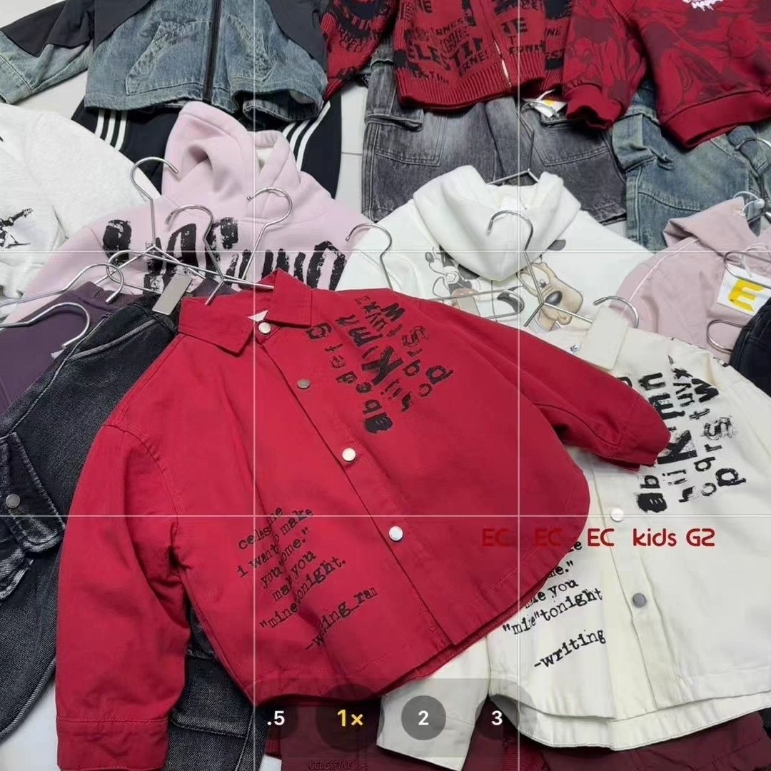 男童加绒衬衫外套2024冬季新款儿童韩版洋气红色喜庆过年服衬衣潮