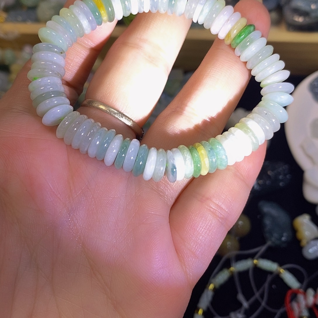 颈饰未镶嵌翡翠天然缅甸