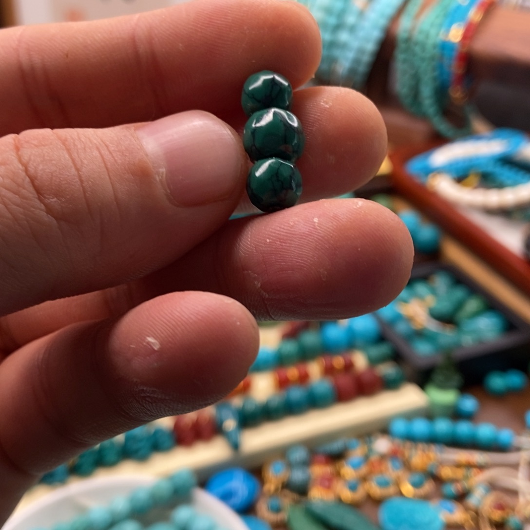 绿松石珠宝奇石未镶嵌