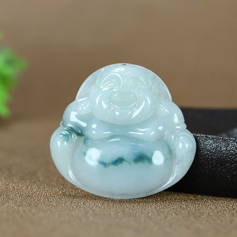 A074珠宝玉石A货翡翠吊坠