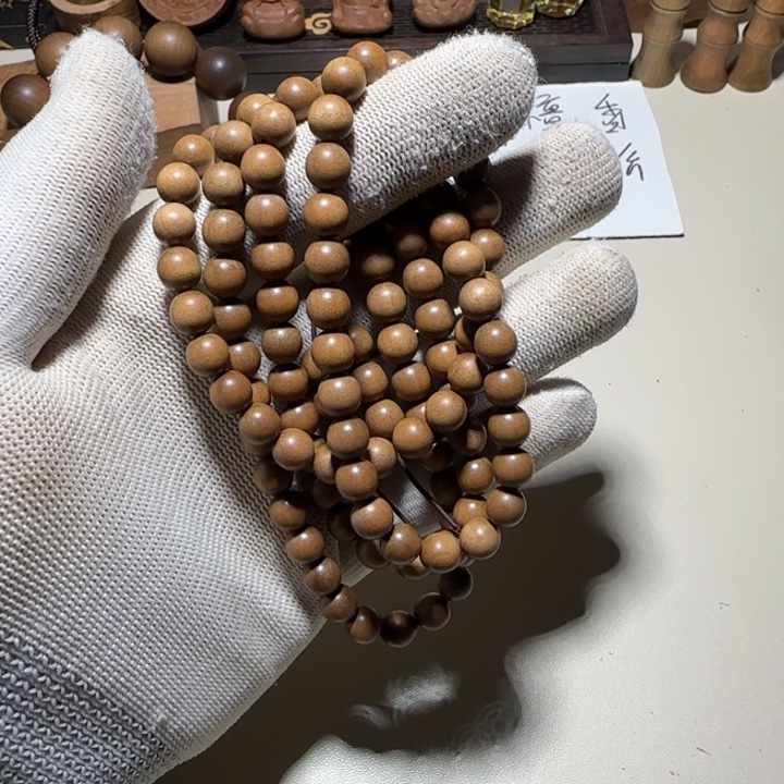 檀香木老山檀香0.8×108黑肉顺纹焦糖奶香拆房料九分