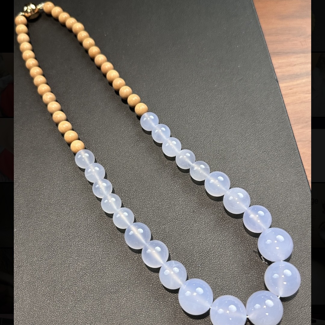 巴西紫罗兰玛瑙项链 