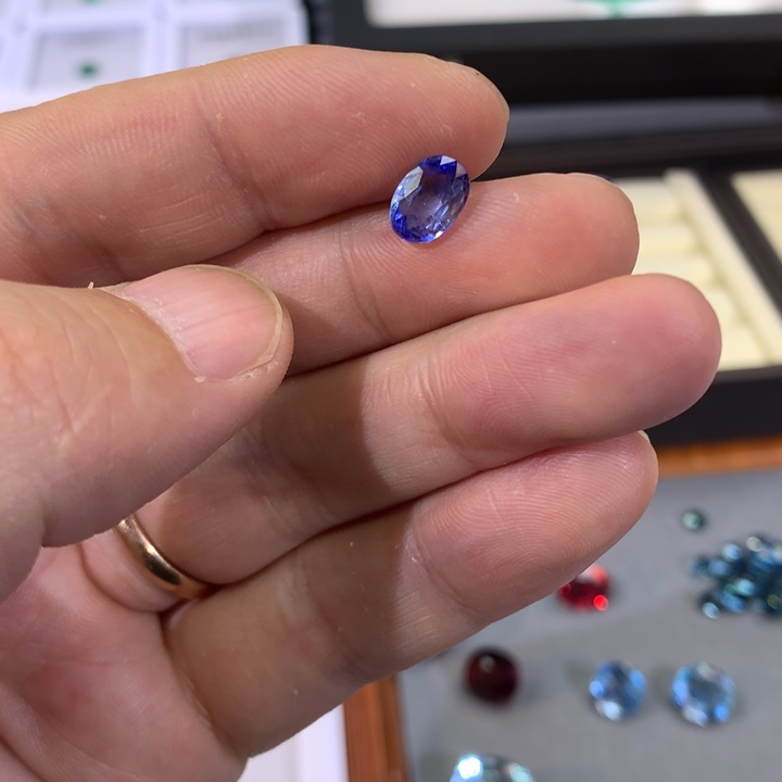 蓝宝石裸石未镶嵌蓝宝石2.78克拉无烧斯里兰卡 矢车菊蓝宝石