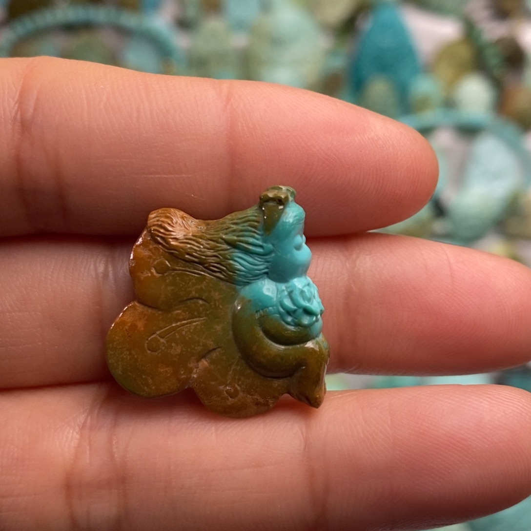 绿松石未镶嵌绿松石绿松石