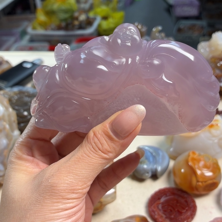 何***田玛瑙/玉髓未镶嵌吊坠(不含链)