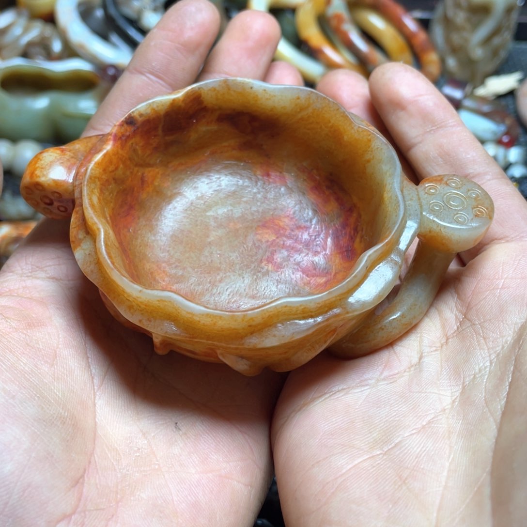 和田玉（糖玉）挂件未镶嵌民**玩