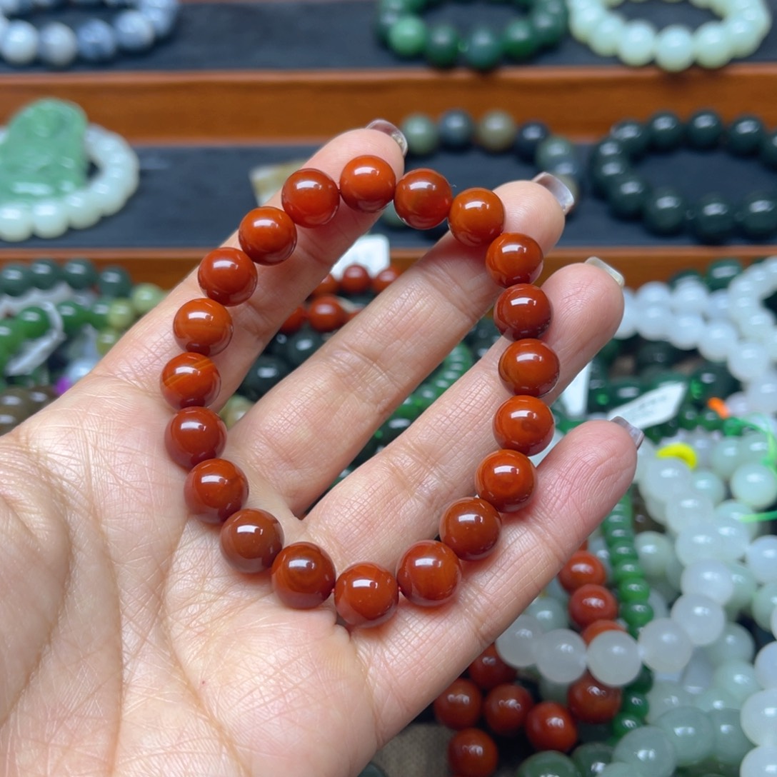 玛瑙/玉髓未镶嵌手链