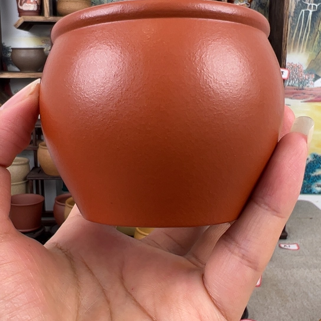 紫砂茶杯拙器甄选，纯原本矿。