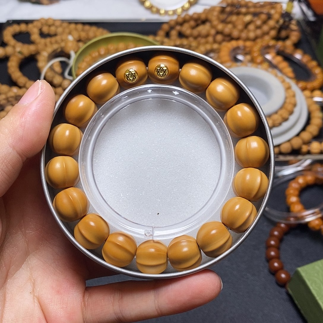 猴头核桃手串双标龙岩四花鲨鱼鳍 13+全品221号