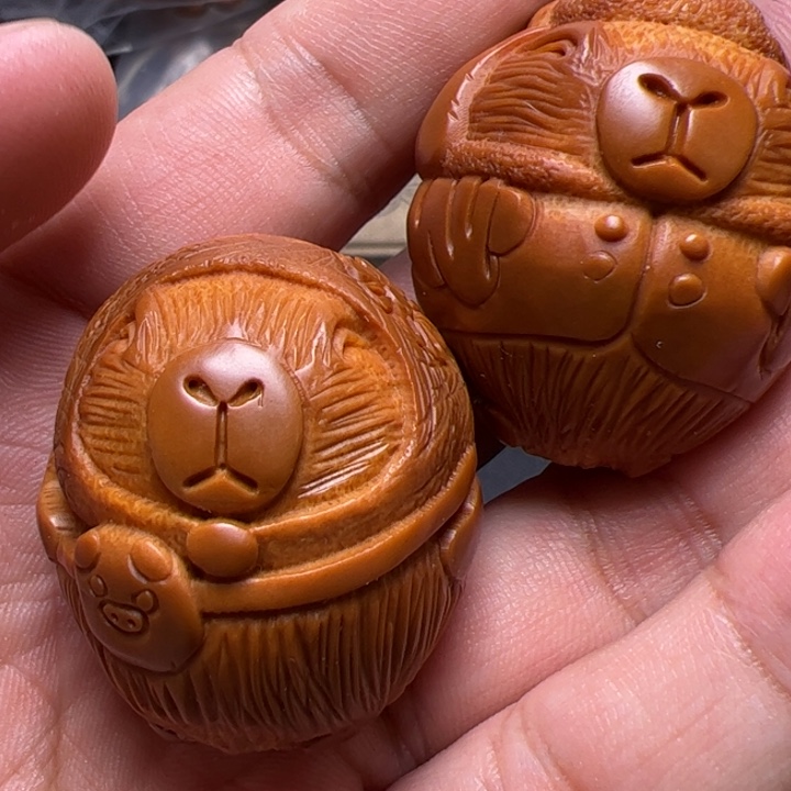 猴头核桃手串快快乐乐