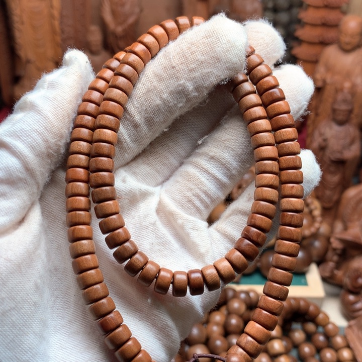 檀香木其他老山檀手把件奶香