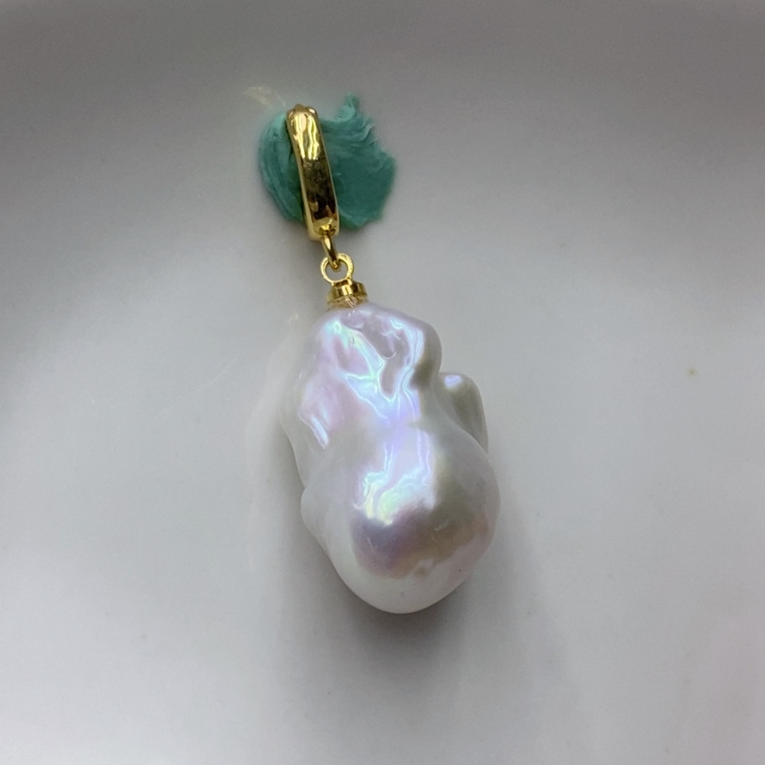 淡水珍珠未镶嵌吊坠(不含链)