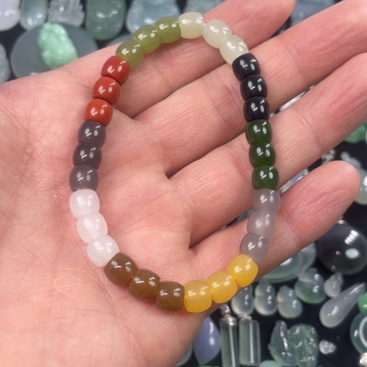 【闪购商品】翡翠颈饰未镶嵌三*翡翠