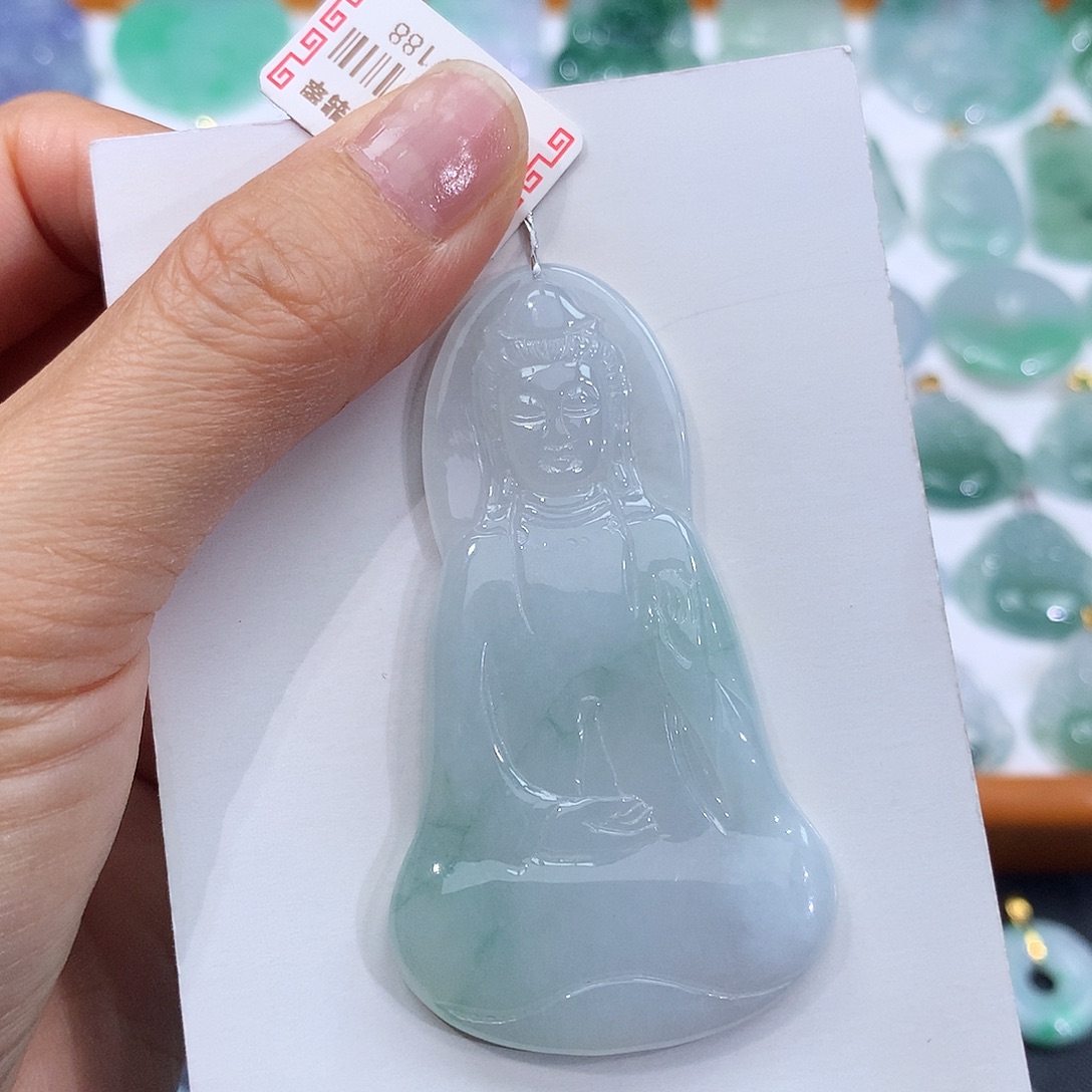 翡翠未镶嵌颈饰翡翠吊坠