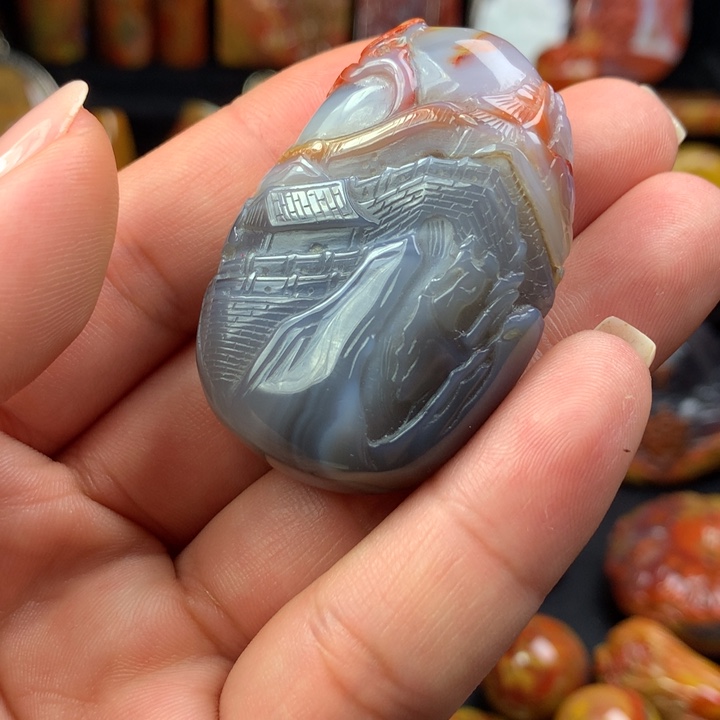 玛瑙/玉髓摆件未镶嵌