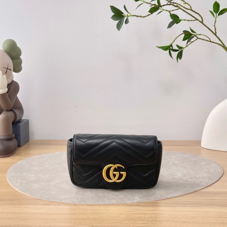 95新 GUCCI/古驰 【九筒奢品】mini马蒙/单肩包/0338