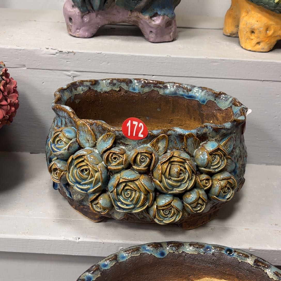 陶瓷微瑕172 号陶然花盆