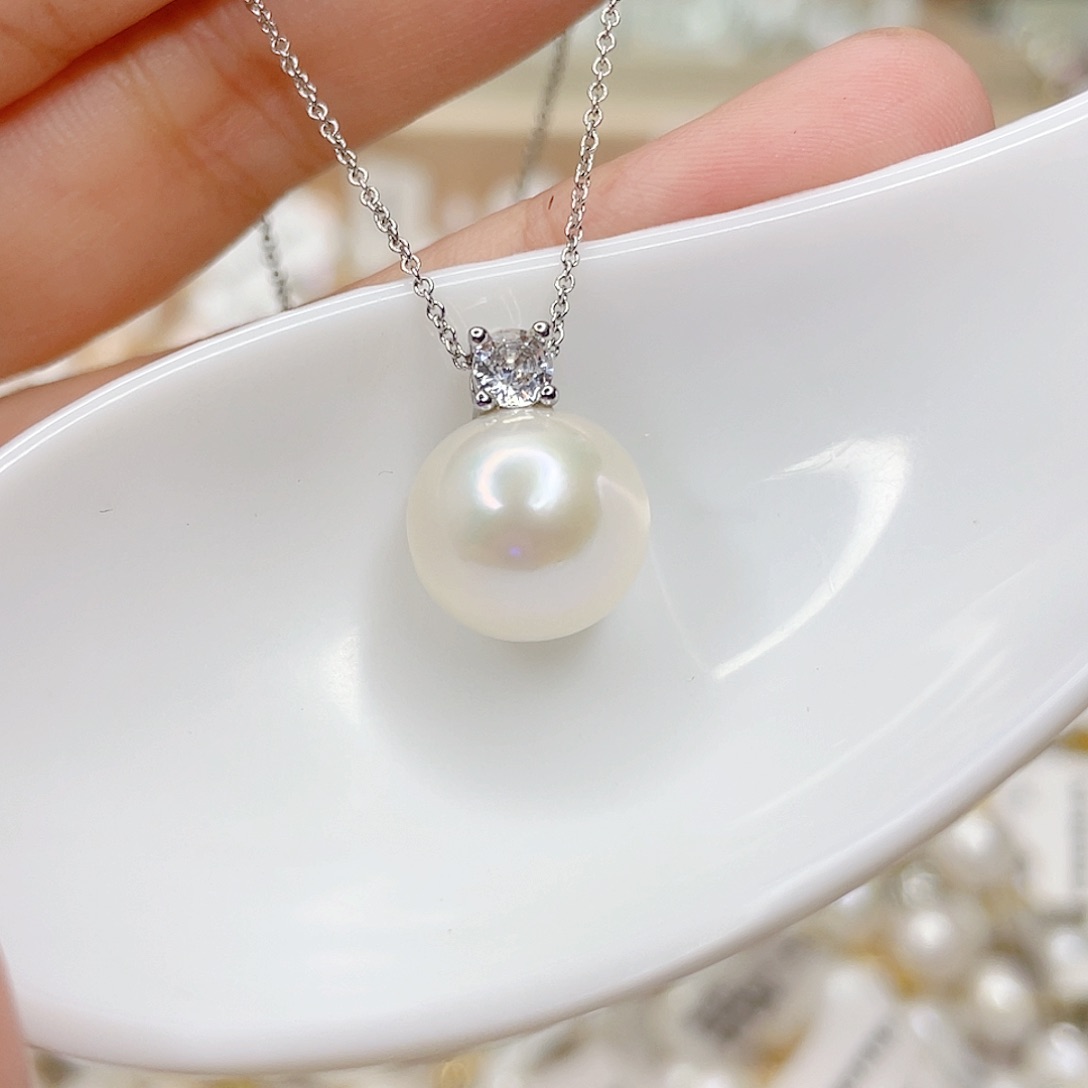 淡水珍珠未镶嵌吊坠(赠链)