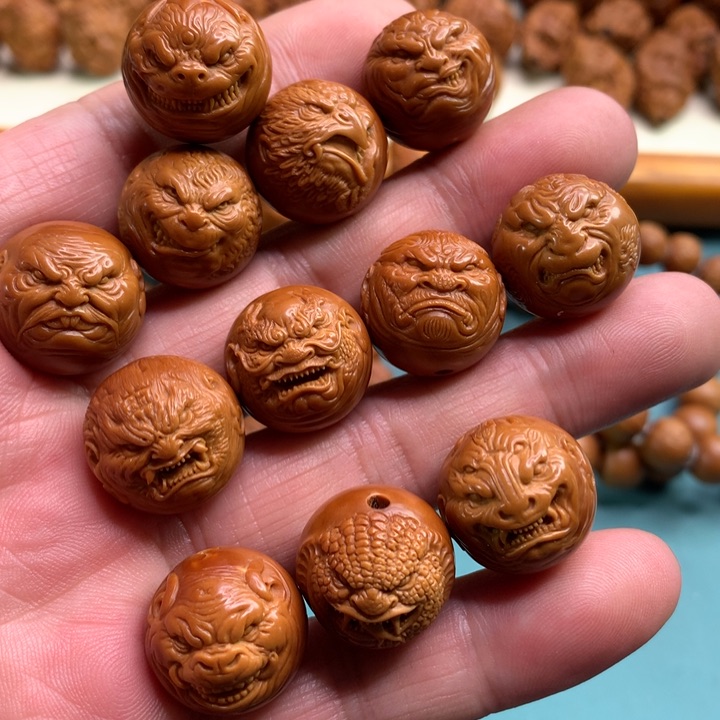 橄榄核手串/手链橄榄核雕，十二生肖