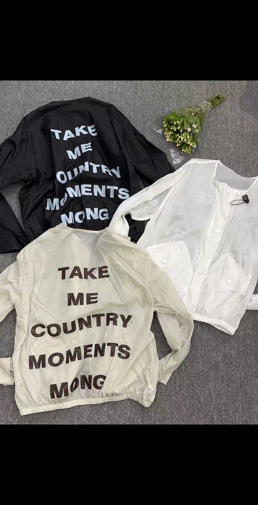 新款后字母防晒百搭外套