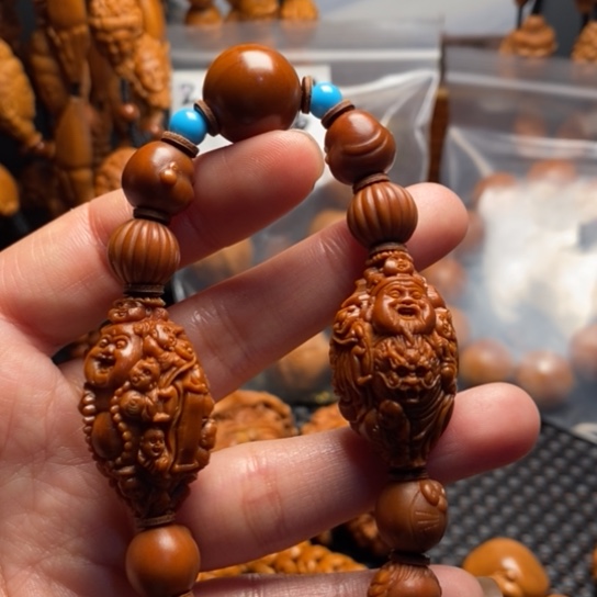 橄榄核吊坠网红财迷