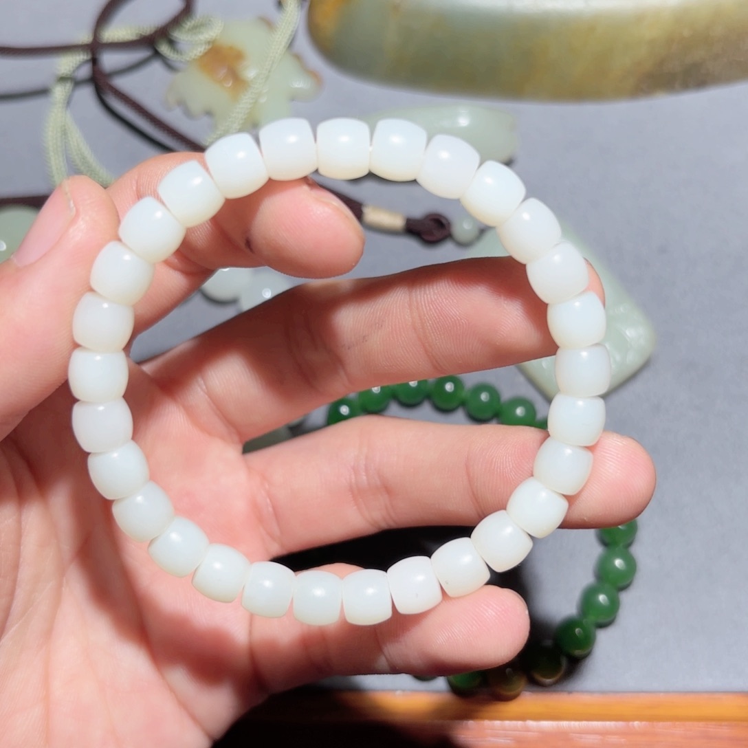 和田玉手链未镶嵌