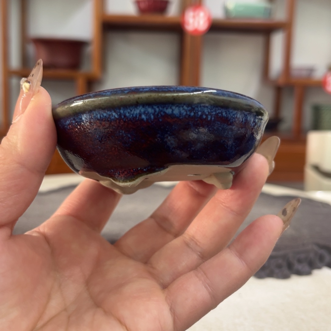 紫砂花盆瑕疵2.5-8。。。。