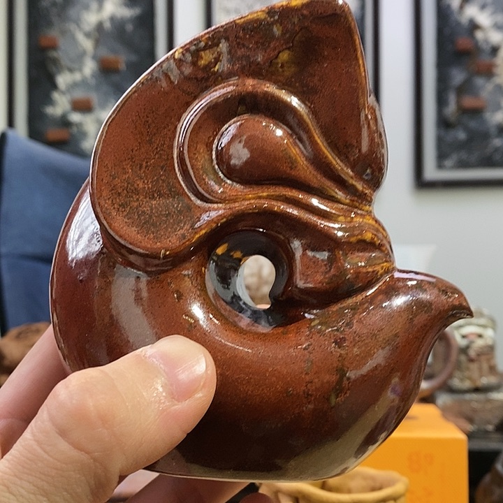 紫砂茶壶原创玉猪龙微瑕