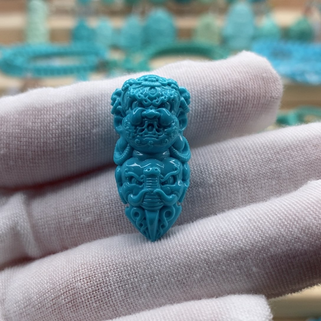 绿松石珠宝奇石未镶嵌