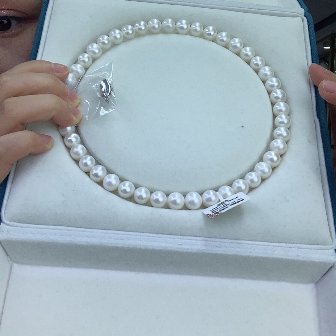 淡水珍珠未镶嵌颈饰无核10-11