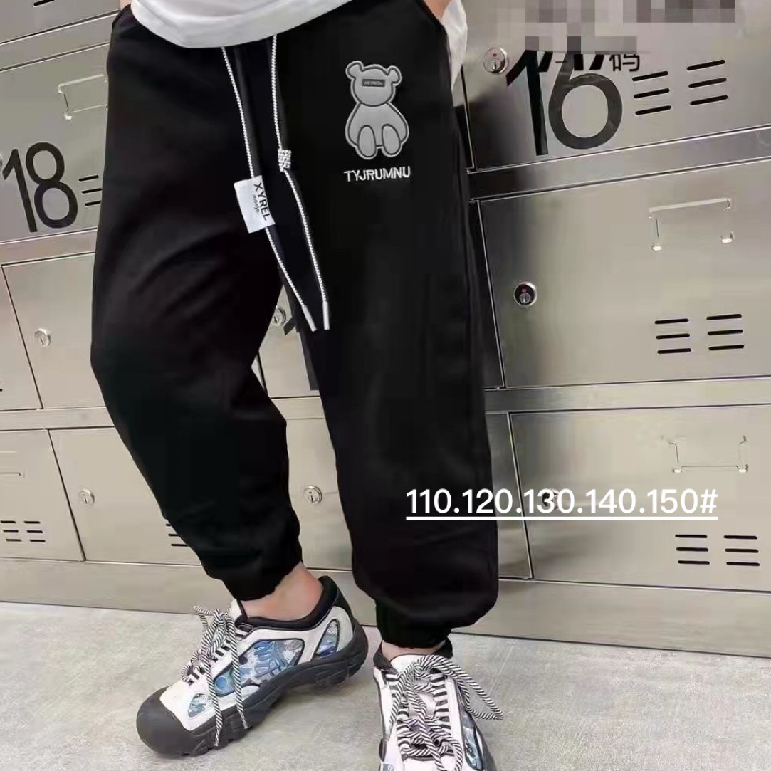 86001#中童秋款卫裤休闲裤运动裤男童女童时尚秋季儿童裤子
