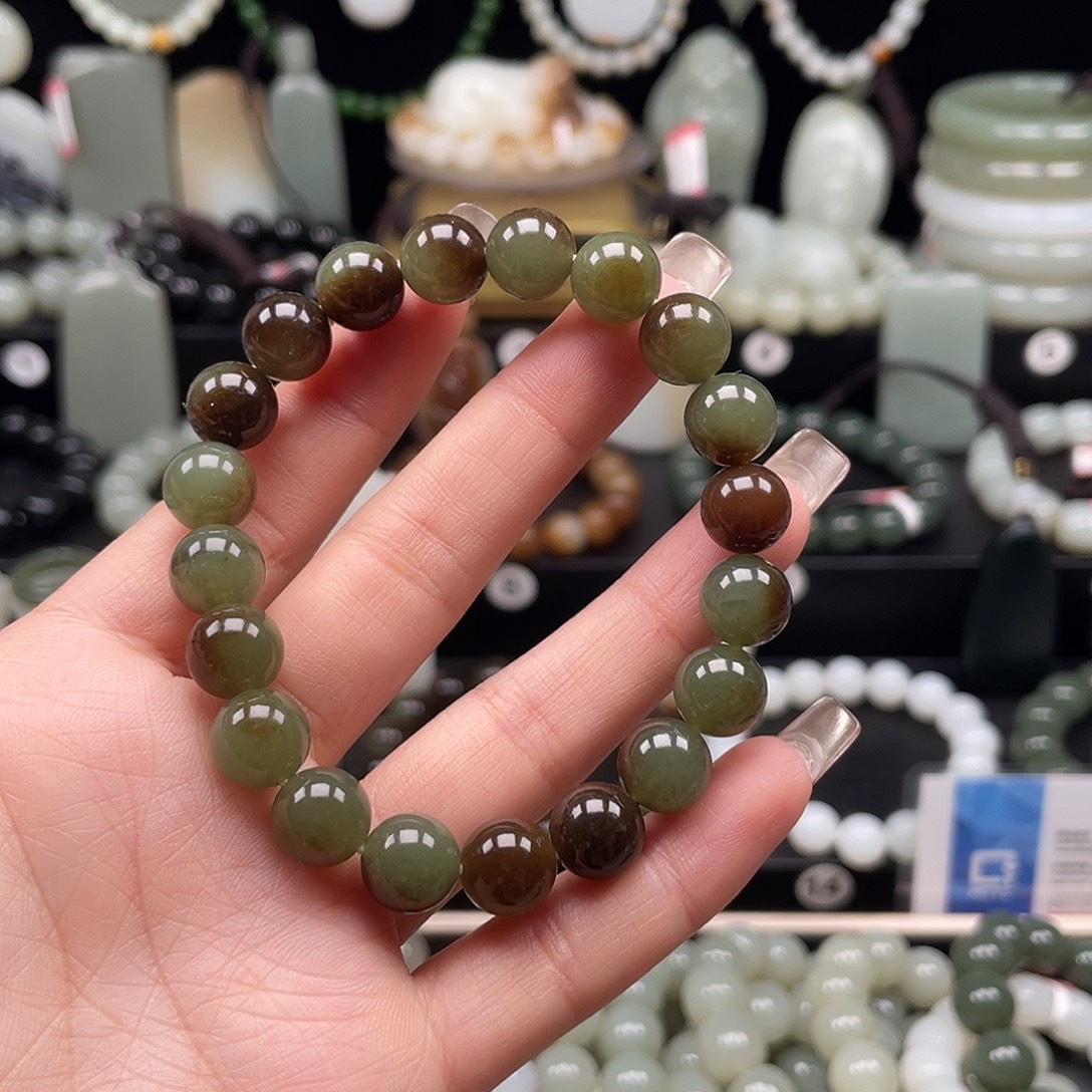 和田玉未镶嵌手链