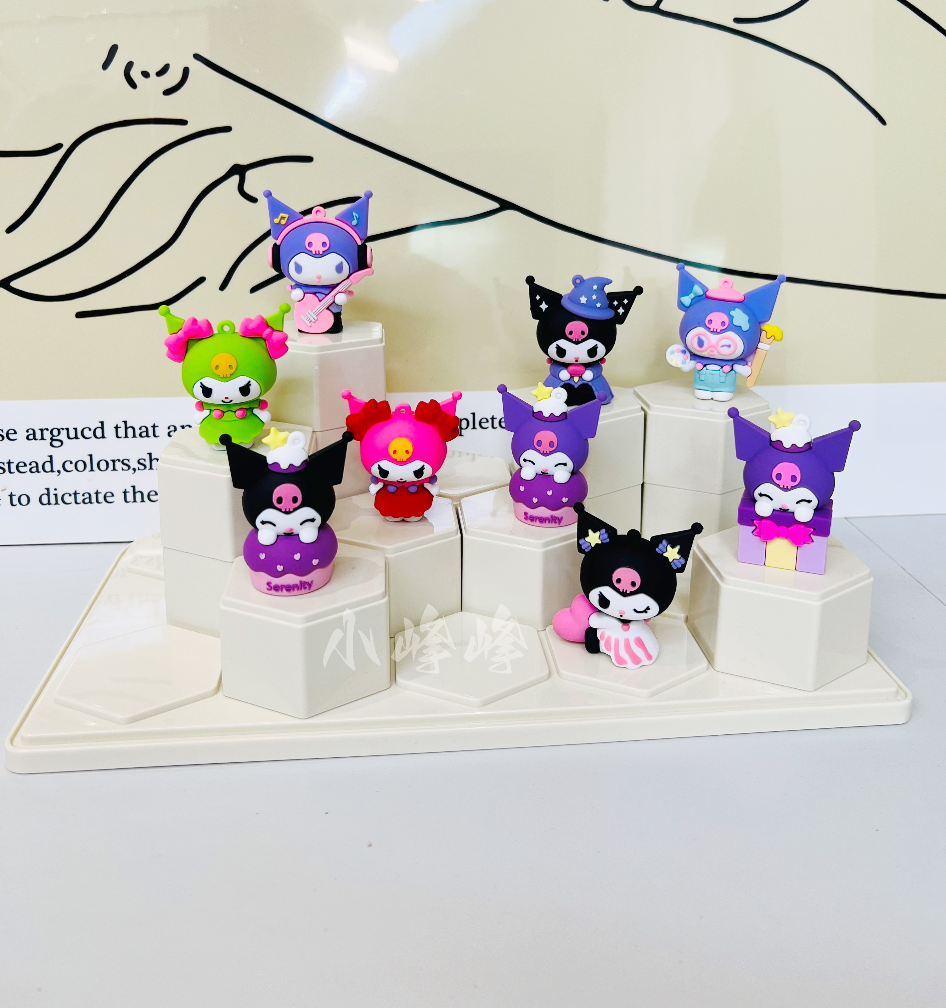 精品公仔9个装（按系列拍）过家家可爱卡通玩偶玩具跑量价挂件配饰