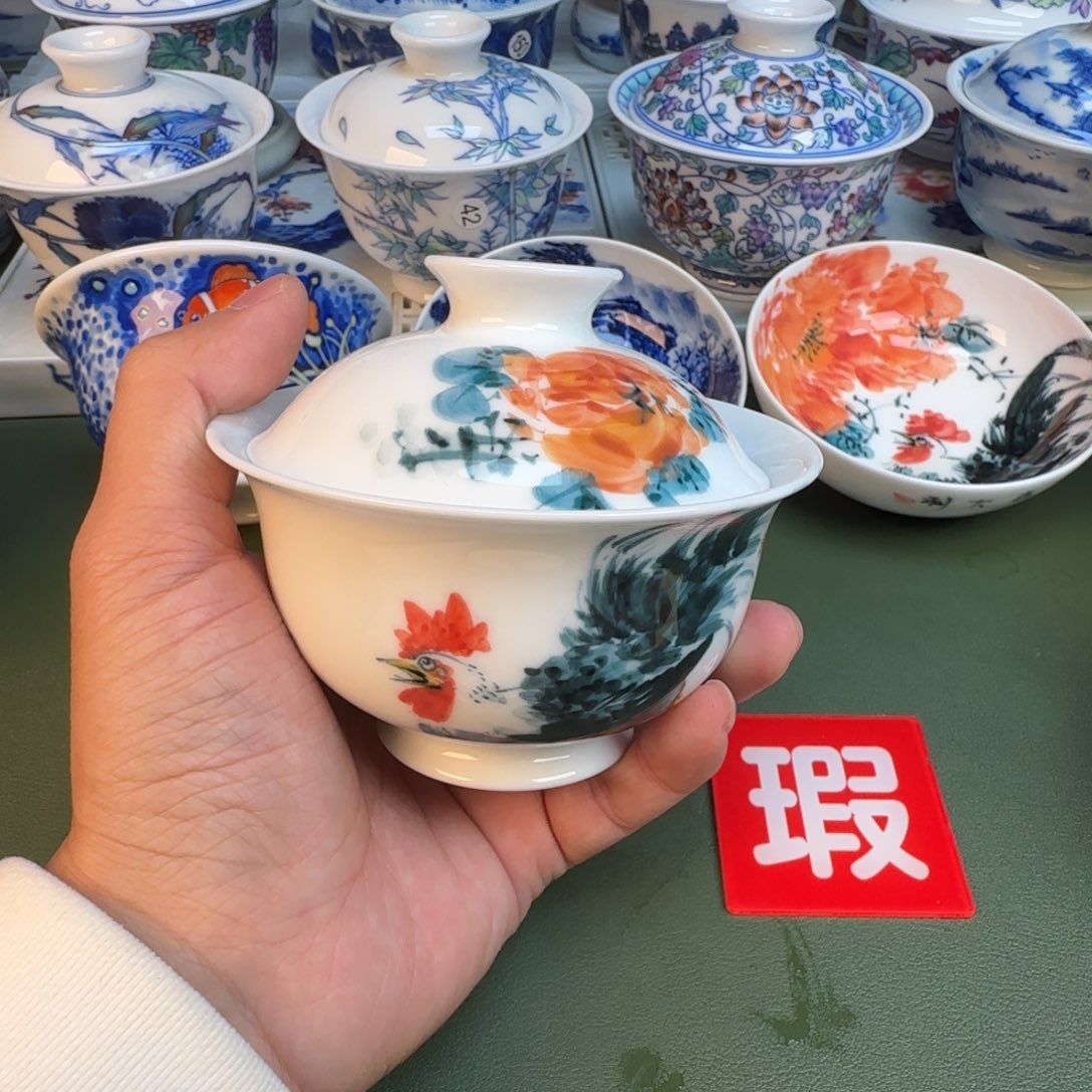 陶纯手工纯手绘茶具397