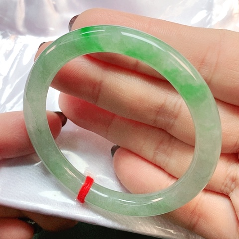 未镶嵌手镯翡翠圆条2581