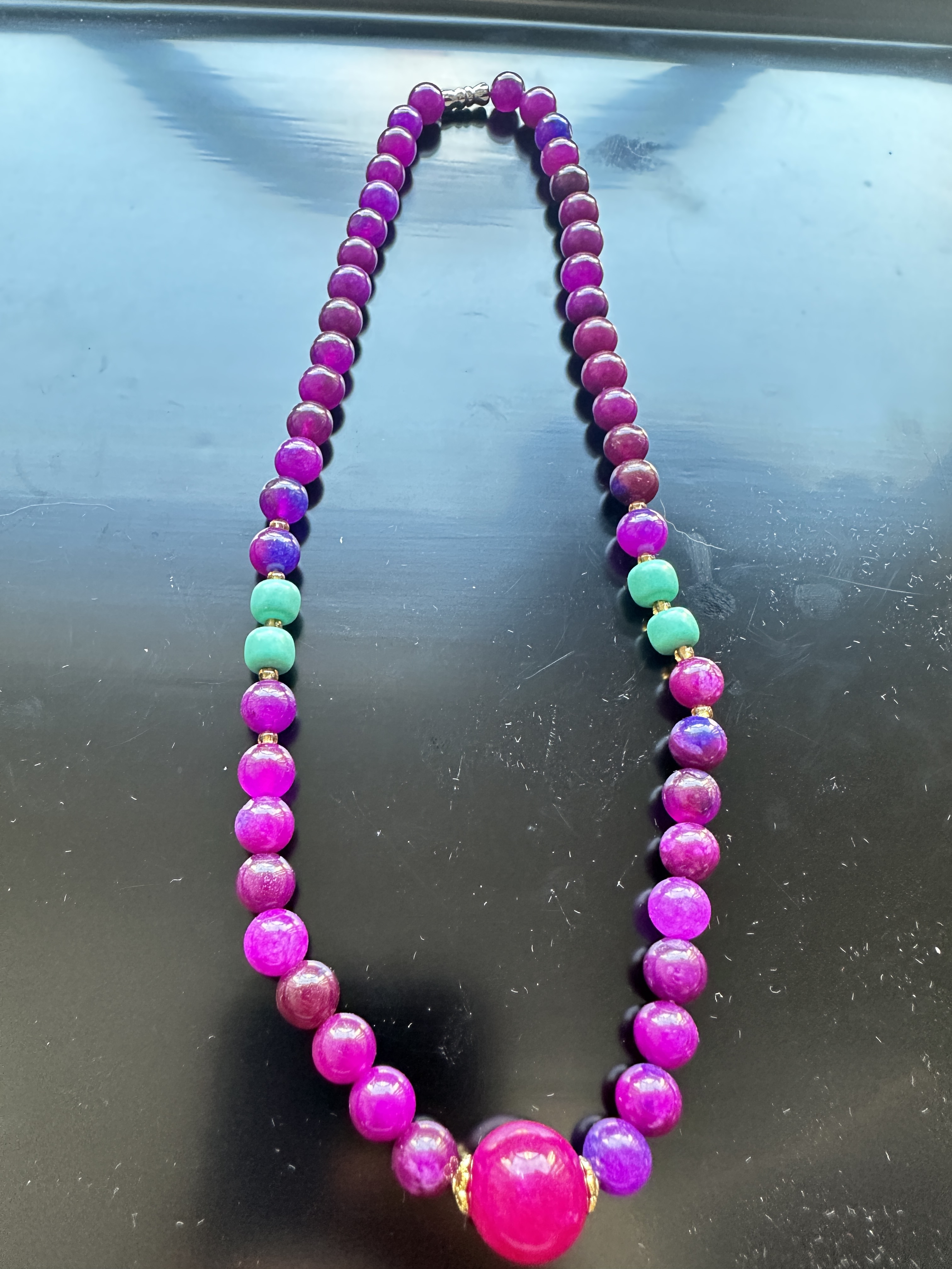 442紫色舒俱来项链