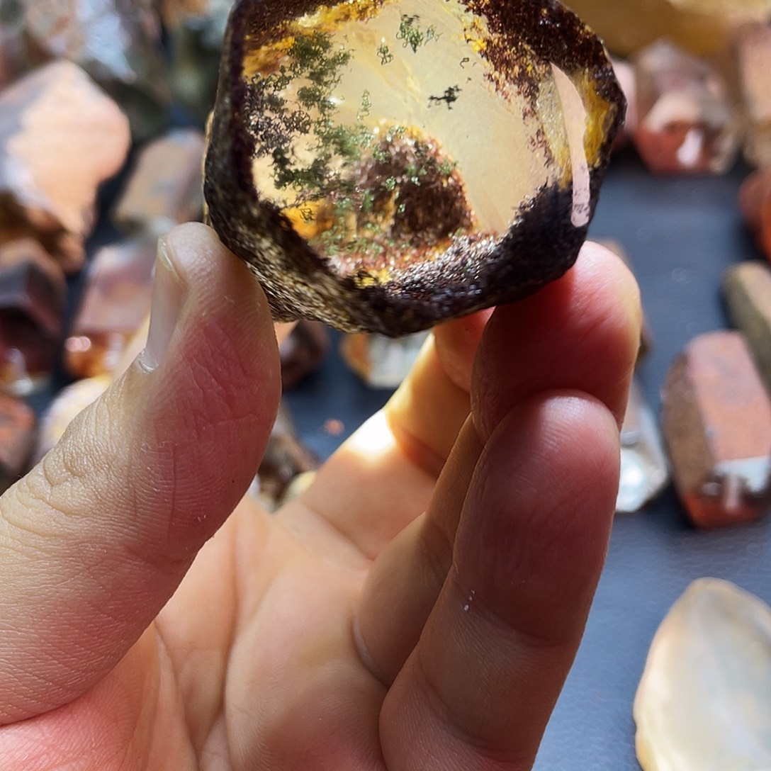 泡***鱼未镶嵌珠宝半成品水晶