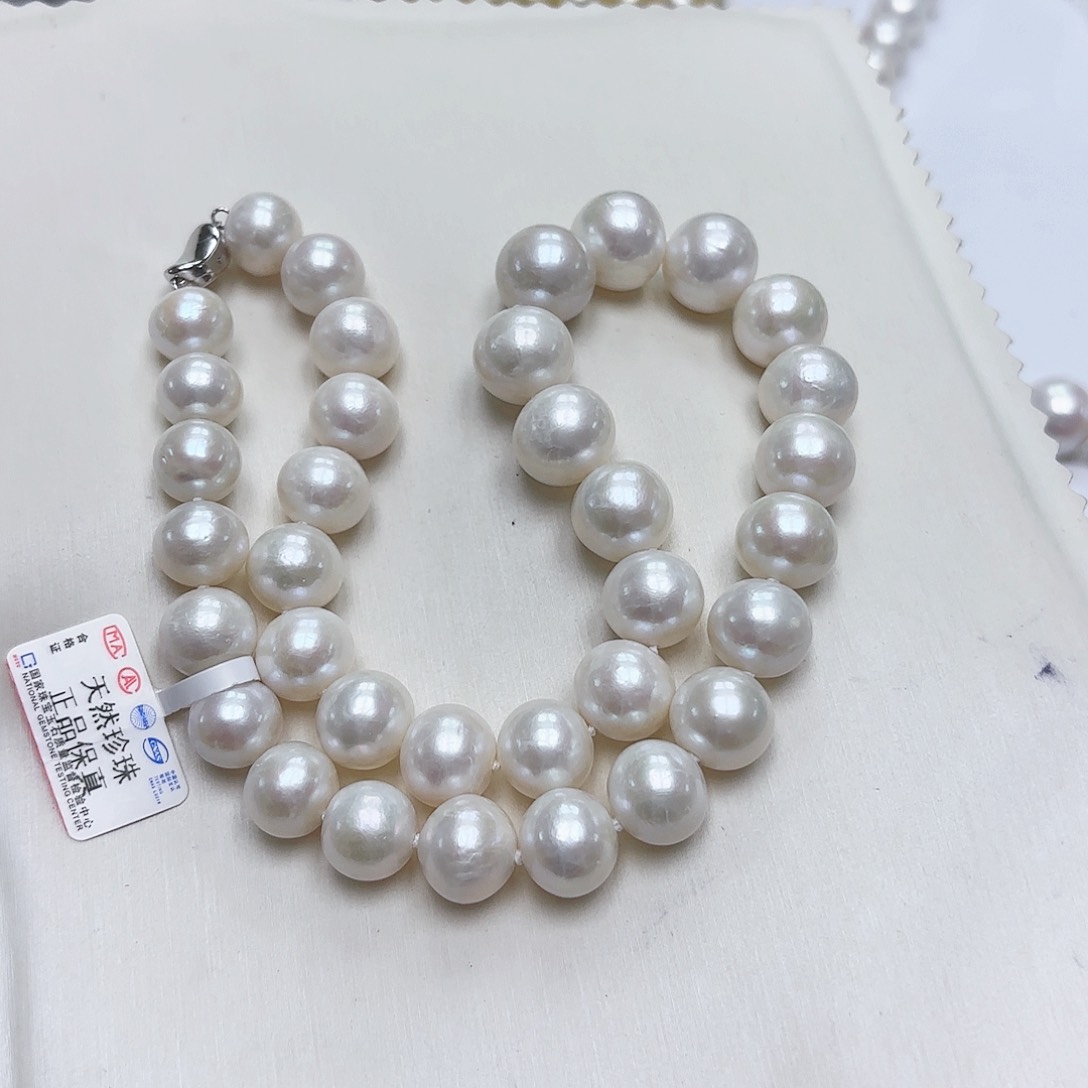 淡水珍珠未镶嵌颈饰11-14内 有核
