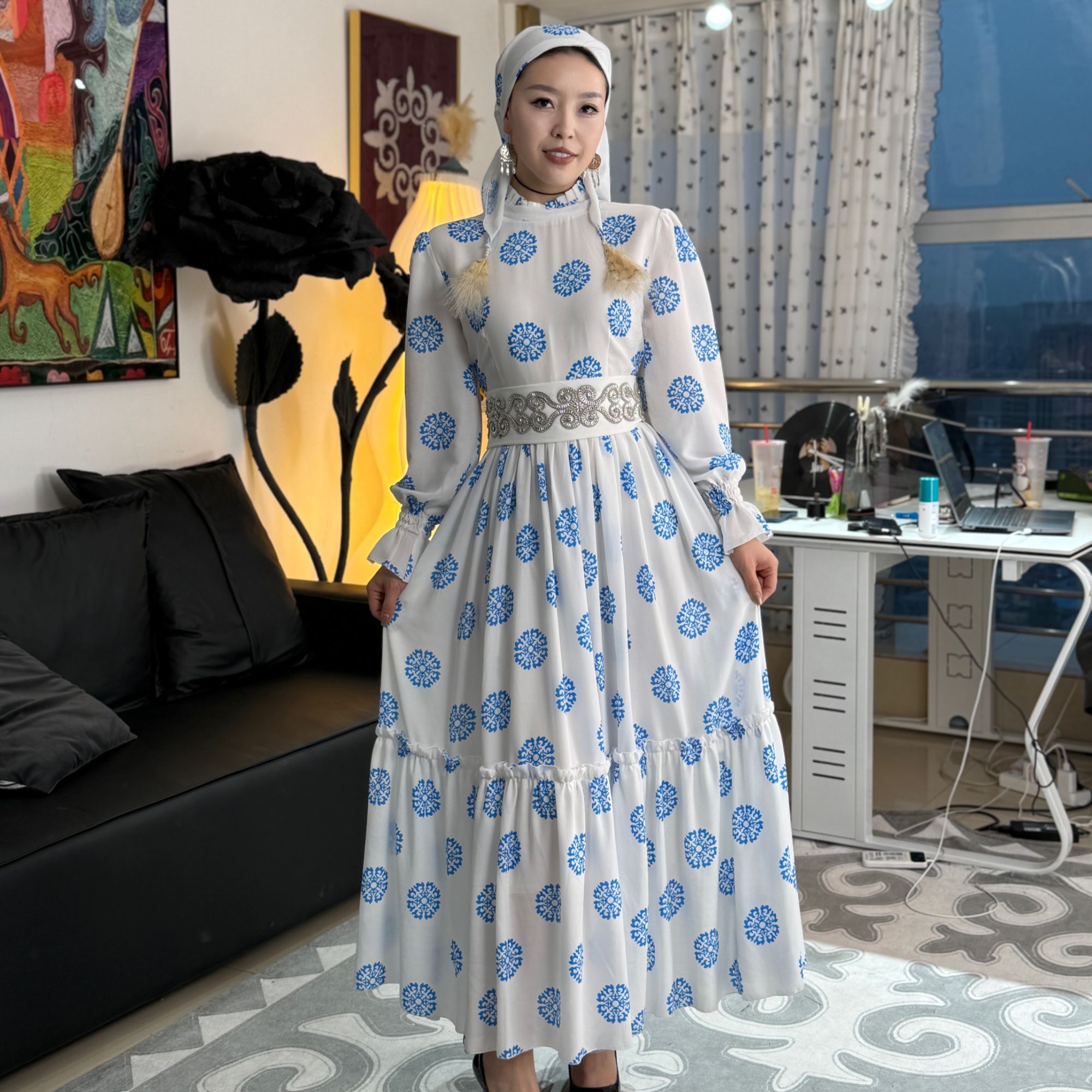 新款民族风倒茶服