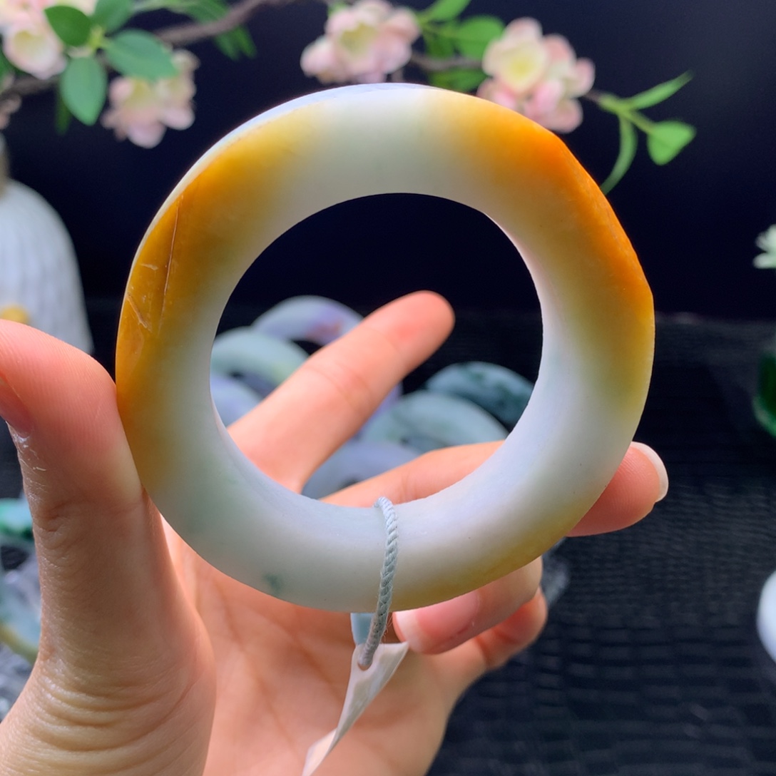 定制翡翠未镶嵌手镯48-56