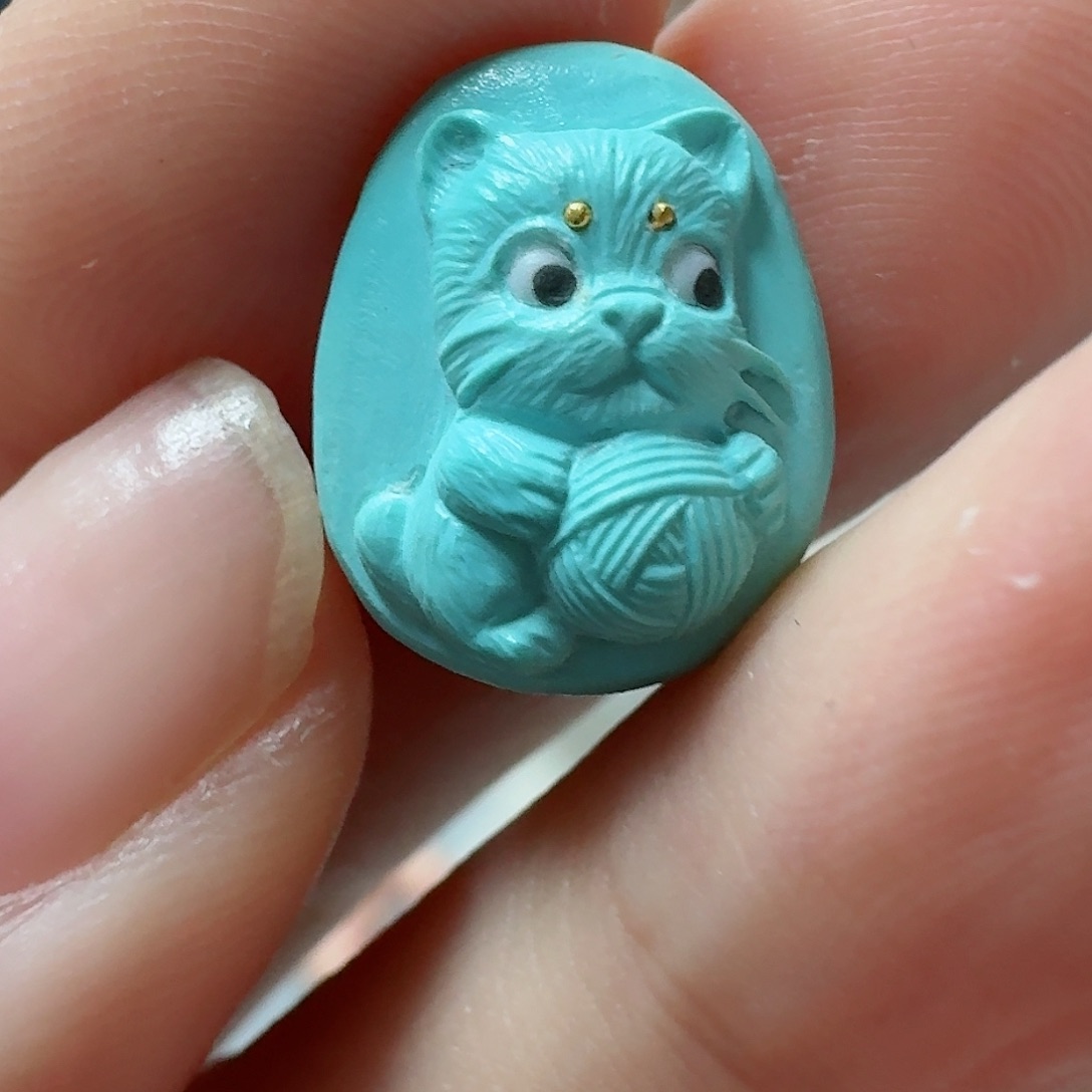 绿松石珠宝奇石未镶嵌