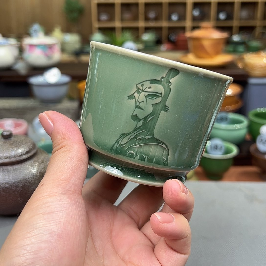 龙泉敬悦青瓷品茗杯