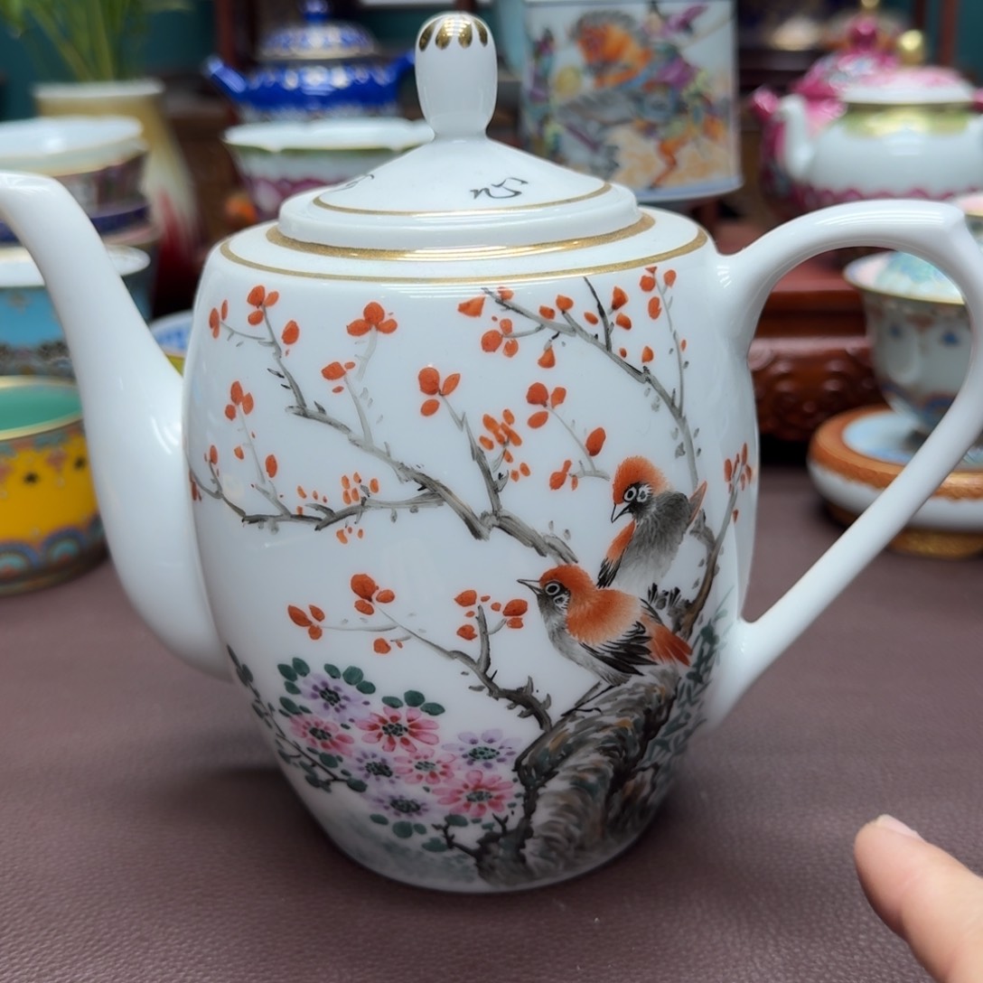 瓷片景德镇仿古手工制作精品展示