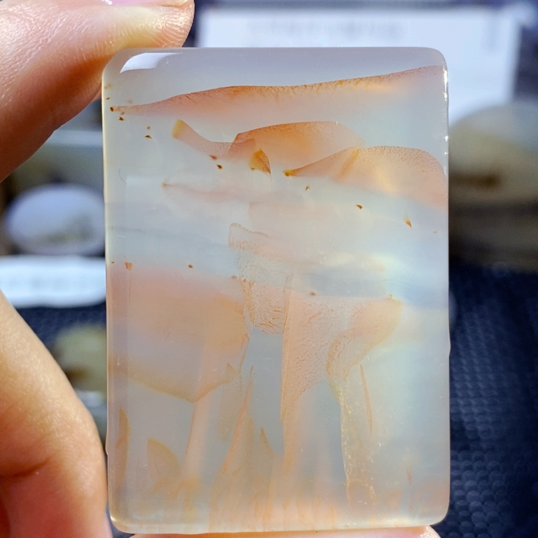 未镶嵌玛瑙/玉髓珠宝半成品