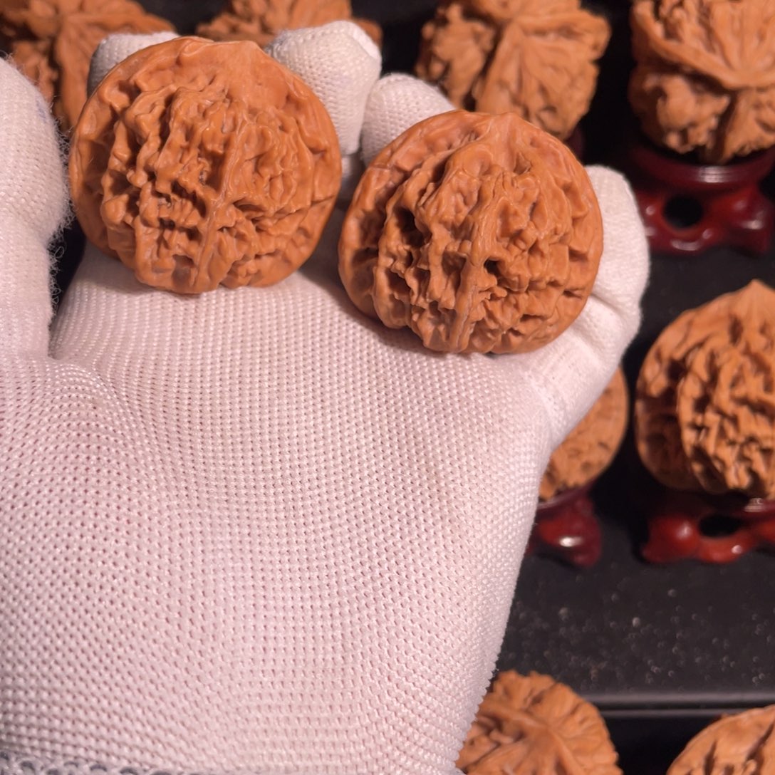 文玩核桃把件39官帽