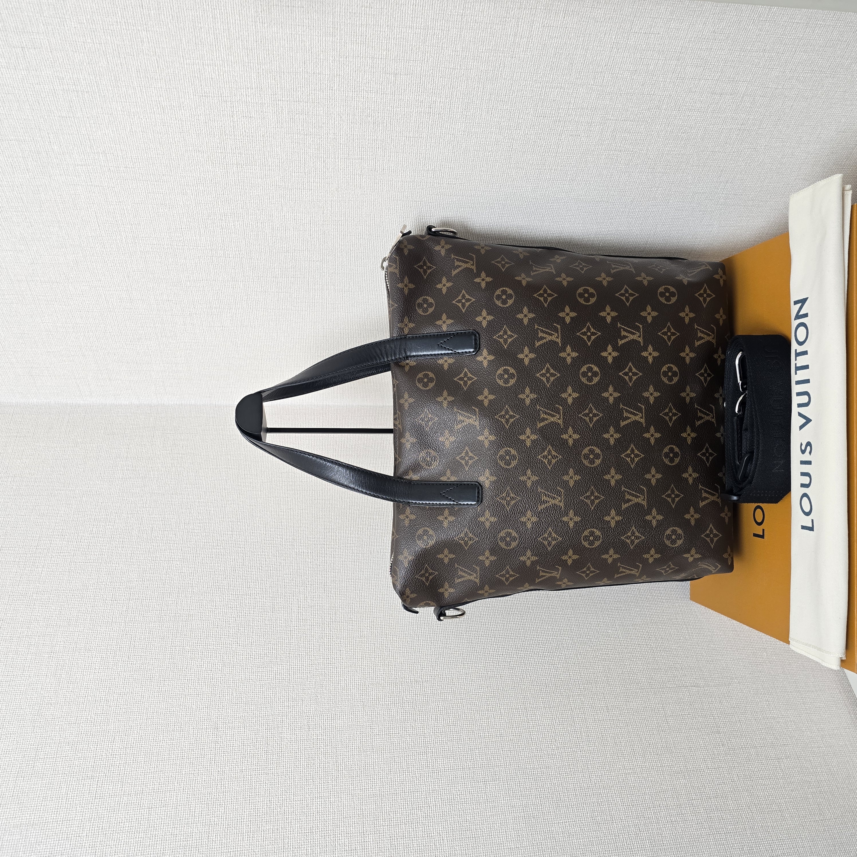 95新 LouisVuitton/路易威登 97新老花手提包