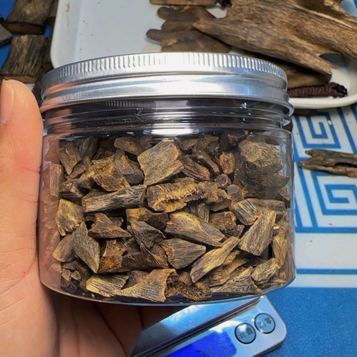 松木绿*手工艺雕塑根雕木方板材97克