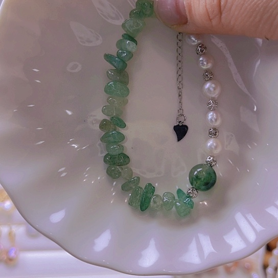 淡水珍珠手绳合金